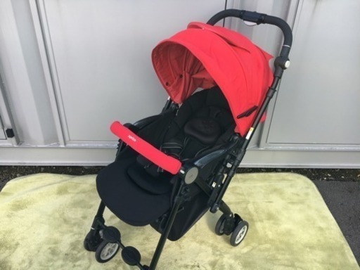 今週のお買い得品☆アップリカ☆両対面ベビーカー☆ソラリア バーミリオンレッド 92713☆清掃済み♫