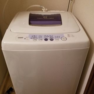 東芝 全自動洗濯機 AW-50GC 普通に使用できます！取りに来...
