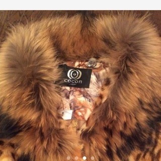 新品 ☆ラクーンとワイルドキャット ゴー ファーコート☆MからL ☆ 定価 ¥38万