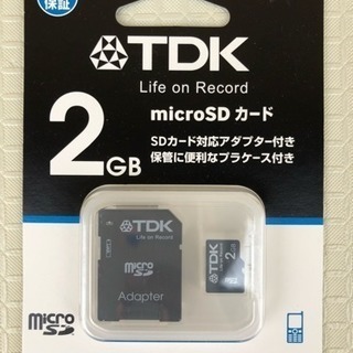 microSDカードメモリー2GB
