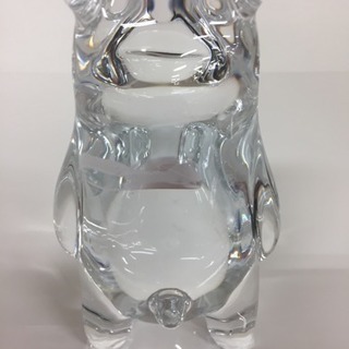 新品　未使用　バカラ　くまモン ☆値下げしました☆ 「くまモン」 バカラ