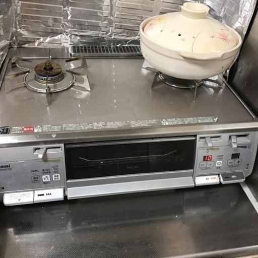 【中古品】リンナイ 2口コンロ ガステーブル RTE62VGTPCS