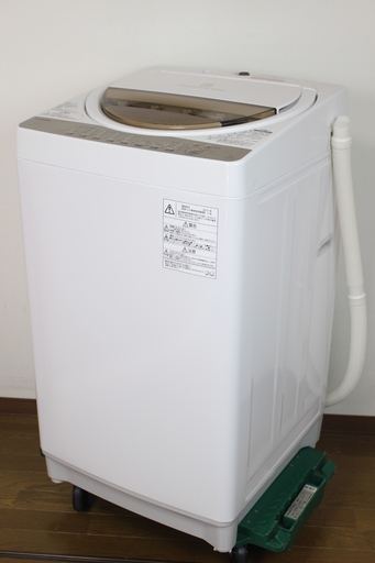 【未使用】東芝 全自動電気洗濯機 AW-7G5-W 7kg 風乾燥機能付 2017年製