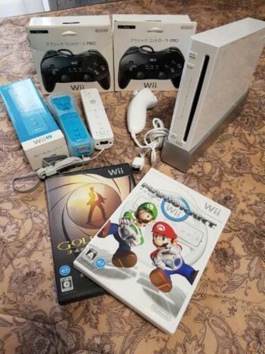 値下げしました★wii本体+マリオカート等セット★美品 中古品