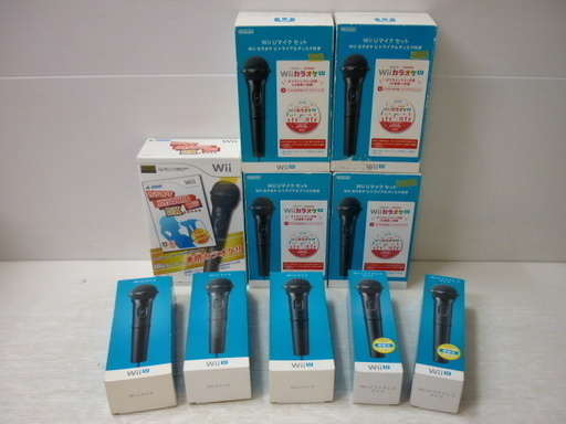 wiiu 無線マイク2個 他 マイク沢山