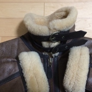 極美品！TYPE B-3 羊革 リアルムートン ボマージャケット M