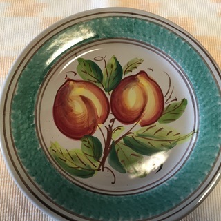 【絵皿】イタリア・シチリア・タオルミーナ２枚