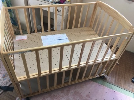 【美品】ベビーベッド\u0026布団セット