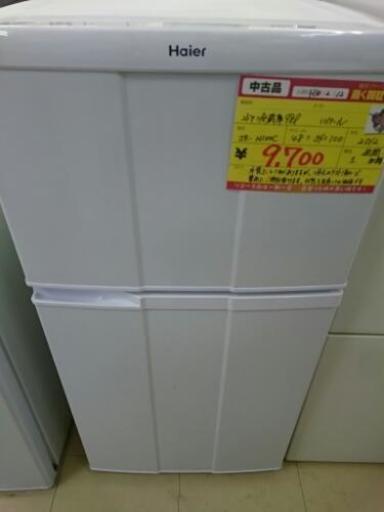 ハイアール 2ドア冷蔵庫98L JR-N100C 2012年製 中古品(高く買い取るゾウ中間店)