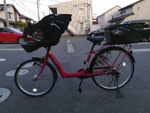 幼児座椅子付き自転車