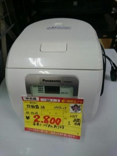 パナソニック マイコン炊飯器3合 SR-ML05 2011年製 中古品 (高く買い取るゾウ中間店)