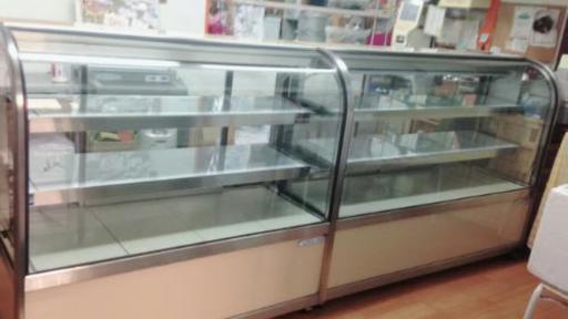 24日まで！大型ケーキショーケース☆幅1200mmと1500mm♪