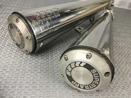 希少！SUPERTRAPP デスペラード400用 スリップオンサイレンサー ワインダ― 他社流用可能？