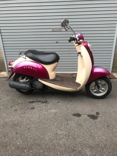 スクーピータイヤ前後新品。自賠責つき