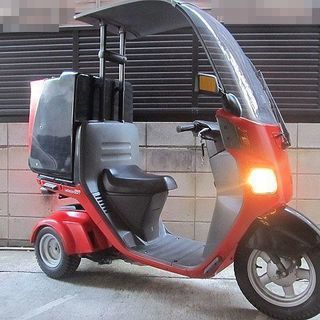 ホンダ ジャイロキャノピーTA03　75797 km　ミニカー仕様　不動車 ☆4ストPGM-Fiジャイロキャノピー/BOX付《ミニカー変更可》4サイクル
