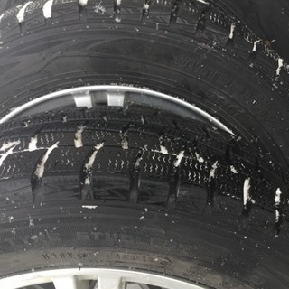 社外 14インチ アルミホイールスタッドレスタイヤ