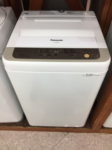 リサイクルマート大野城 Panasonic 6.0kg洗濯機 NA-F60B10