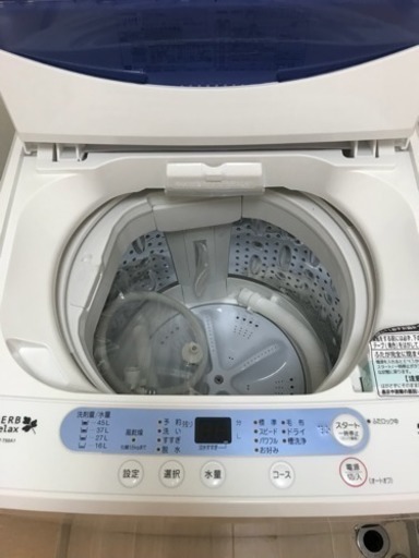 25日引取希望☆使用5回のみ保証付☆全自動電機洗濯機5kg