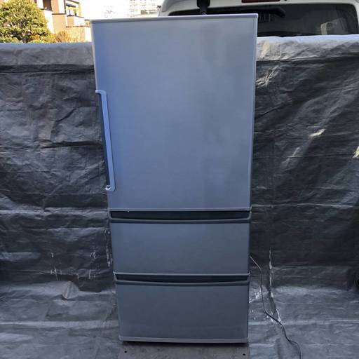 美品 AQUA 冷凍 冷蔵庫 272L AQR-271F-S シルバー 2017年製 調布市