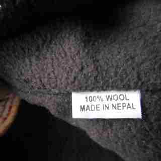 ネパール製毛糸の帽子