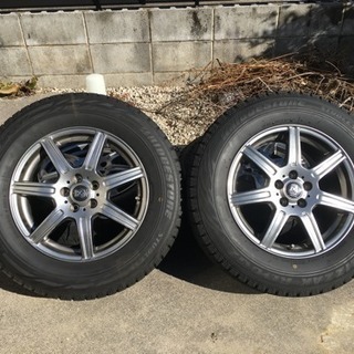 215/65/16ブリザックの8分山、5穴ホイールセット