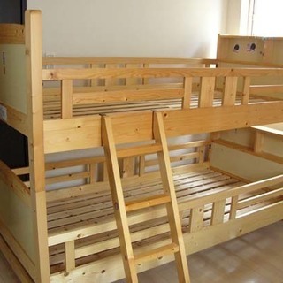 【商談中】引取限定☆ニトリ ２段ベッド　木製