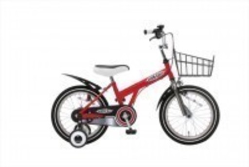 【新車】１６インチ子供用自転車　補助輪付【アウトレット】