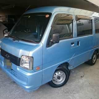 H18サンバーバン・トランスポーター車検32/２迄ワンオーナー記...