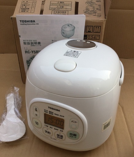 ＜新品＞東芝・マイコンジャー炊飯器・RC–Y5RV