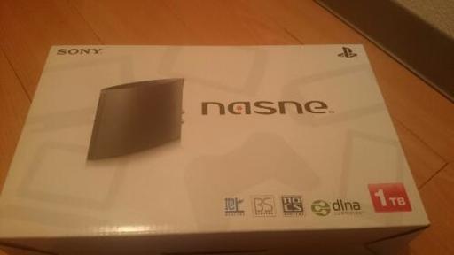 PS4の付属オプション品nasne(ブラック) 1TB 本日限り
