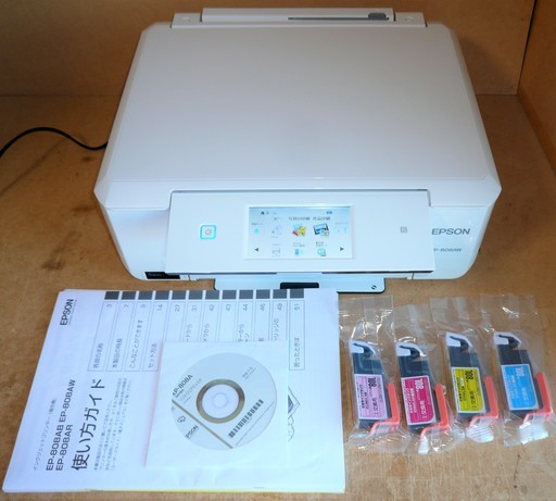 ☆\tEPSON エプソン Colorio EP-808AW インクジェット複合機◆有線/無線LAN対応