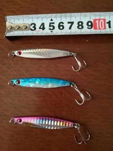 メタルジグ21g3個セット釣りルアーショアジギングライトジギング海釣り青物 はる 日向のその他の中古あげます 譲ります ジモティーで不用品の処分