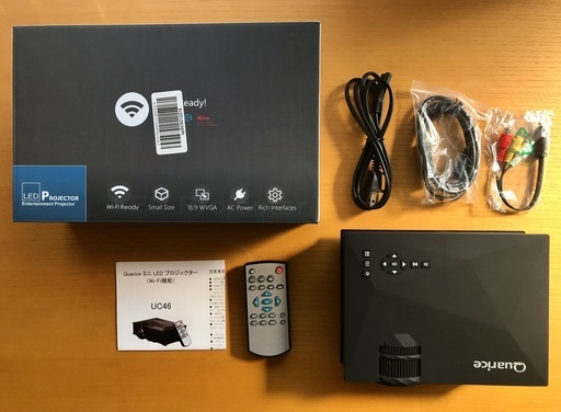 【新品】家庭用LEDプロジェクター wifi機能付き