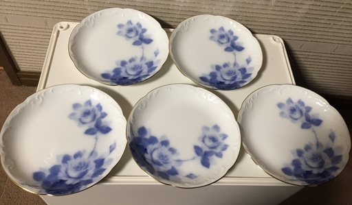 洋食器21  大倉製 OKURA ケーキ皿 美品 5枚セット