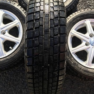 YOKOHAMA ヨコハマ ice GUARD iG20 155/65R13 73Q 社外ホイール スタッドレス4本セット 2011年製 バリ山 13X4J ET42 pcd100 管理番号1301