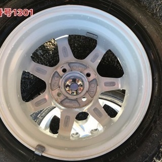 YOKOHAMA ヨコハマ ice GUARD iG20 155/65R13 73Q 社外ホイール スタッドレス4本セット 2011年製 バリ山 13X4J ET42 pcd100 管理番号1301