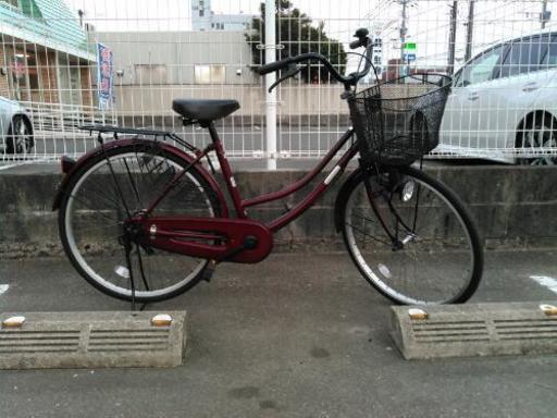 【 新生活 応援 】 24インチ自転車　ワインレッド