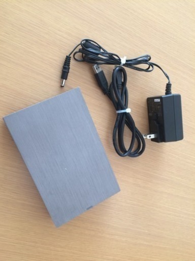 2TB外付けHDD アルミボディがオシャレ