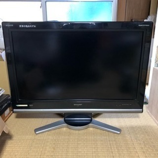 シャープ 32インチ液晶テレビ 2007年製 リモコン欠品