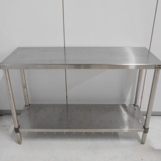 Maruzen ステンレス調理台 BW-124N マルゼン ブリーム BW-124N ステンレス製 調理台 スノコ板付 1200×450