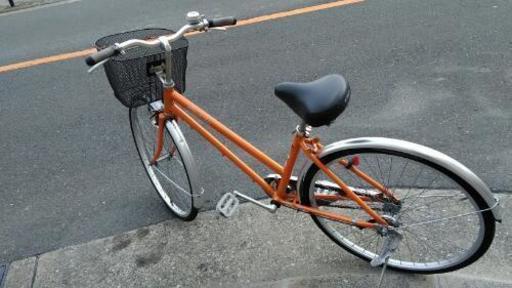 ♪ジモティー特価♪軽量！！アルミフレーム　２６型中古シティサイクル　新大阪サイクルキッズ