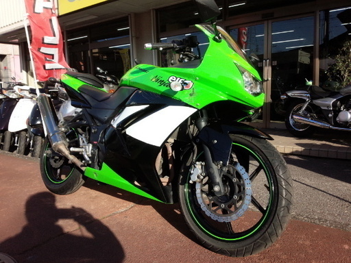NO.1894 Ninja 250R(ニンジャ250) 水冷4サイクル2気筒 インジェクション ＥＴＣ付き　ステンレスマフラー　他カスタム　☆彡