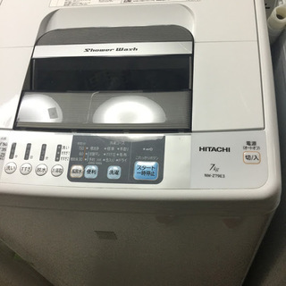 送料無料・設置無料サービス有り】洗濯機 2016年製 HITACHI NW-7MY 中古
