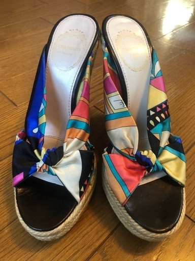 エミリオプッチ　ジュートサンダル　美品