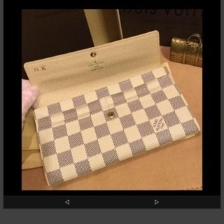 極美品☆LOUIS VUITTON☆ダミエアズ ール ポルトフォイユ サラ 長財布☆送料込み価格です ❣️