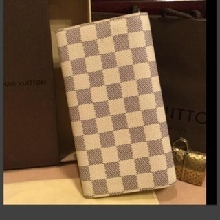 極美品☆LOUIS VUITTON☆ダミエアズ ール ポルトフォイユ サラ 長財布☆送料込み価格です ❣️