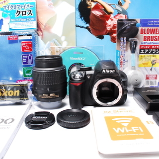 ✨動画も撮れちゃう入門機でWi-Fi対応✨ニコン D3100 レンズキット 