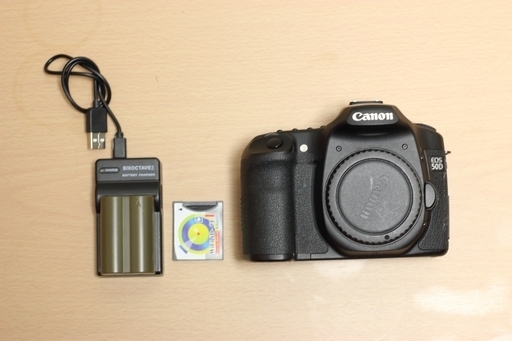Canon キヤノン EOS 50D ボディ / SDからCF変換アダプタ付！