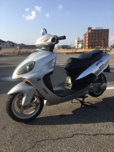【売却確定済】クインキー BTL125☆格安原付2種☆エンジン始動☆鍵、登録書類付き☆