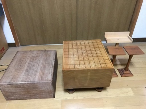 本格 将棋盤 足付き